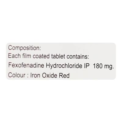 FFD 180 Tablet 10's - Allergies-Ant
