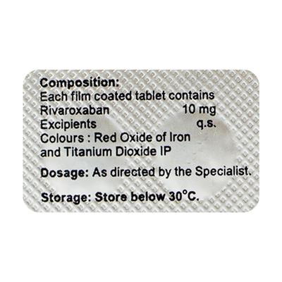 RIVATOP 10 Tablet 14's - Blood Clot-Ant