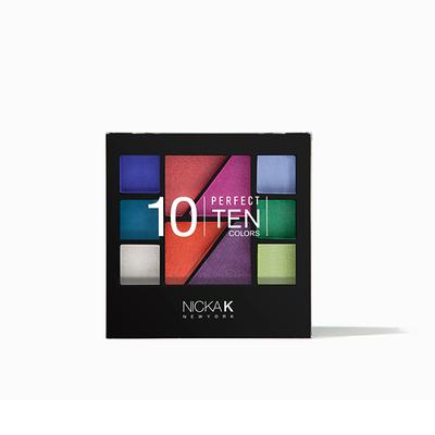 Nicka K Perfect Ten Colors Eyeshadow Palette AP020 9 gm - Face Palettes