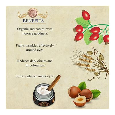 Bioayurveda Basics Licorice Anti-Dark Circles Clarifying Eye Creme 20 gm - Under Eye Creams & Serums