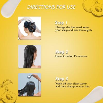 Manestream FenuSilk Hair Mask - Fenugreek & Apricot 500 gm - Hair Masks & Packs