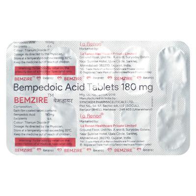 BEMZIRE Tablet 10's - High Cholesterol-Dys