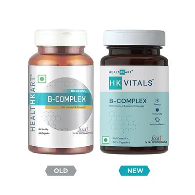 HealthKart HK Vitals B-Complex Capsule 60's - Multi-Vitamins
