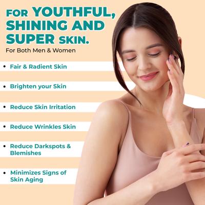 Herbal Max L Glutathione Tablet 60's - Hair & Skin