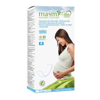 Masmi Natural Cotton Sanitary Pads - Maternity 10's - Sanitary Napkins