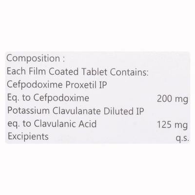 CEFSIP CV 325 Tablet 6's - Bacterial Infections-Cep