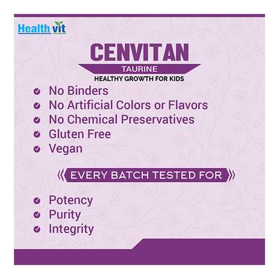 HealthVit Cenvitan Taurine (Healthy Growth for Kids) Tablets 60's - General Health
