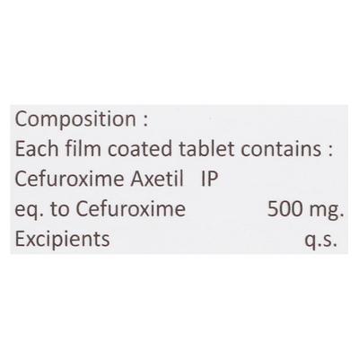 CEFTICA 500mg Tablet 6's - Bacterial Infections-Cep