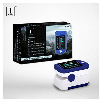1Mile Pulse Oximeter - Blue - Thermometer & Oximeter