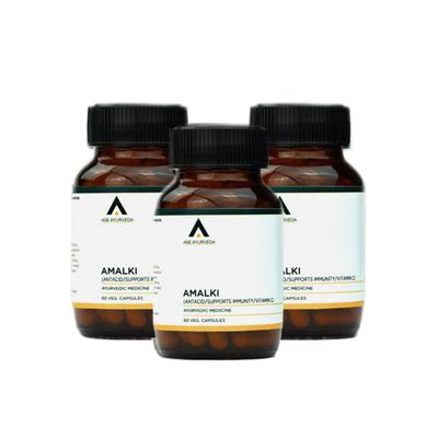 Age Ayurveda Amalki Veg. Capsule (Pack of 3 x 60's) - Pure Herbs