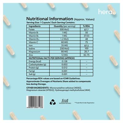 Hera Prenatal Multivitamin Capsule 30's - Multi-Vitamins