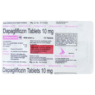GLIFOPRIME 10 Tablet 10's - Diabetes-Ant