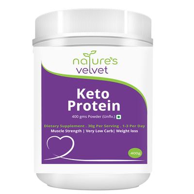 Natures Velvet Keto Protein Powder 400 gm - Speciality Medicines