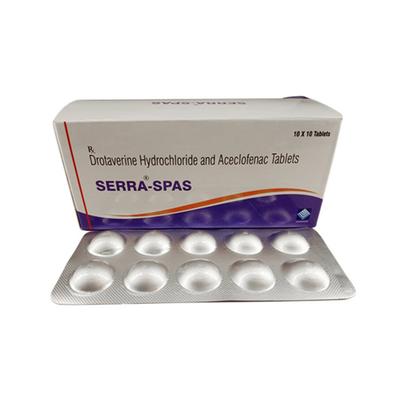 SERRA SPAS Tablet 10's - Muscle Spasm-Ant