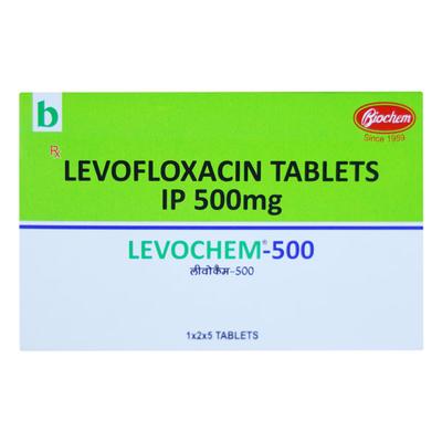 LEVOCHEM 500 Tablet 5's - Bacterial Infections-Qui