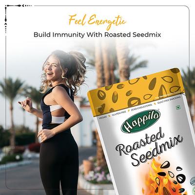 Happilo Organic Roasted Seedmix Seeds 250 gm - Nutritional Bars