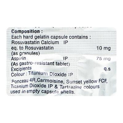 VITASTAT AS 75mg Capsule 10's - High Cholesterol-Dys