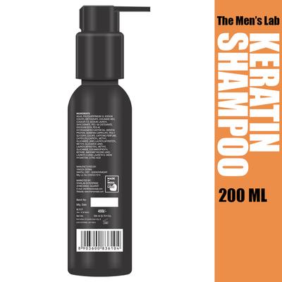 The Men's Lab Keratin Hair Shampoo 200 ml - Shampoos