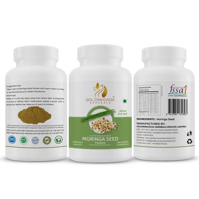 Goldenacacia Herrbals Moringa Seed Powder 50 gm - Pure Herbs