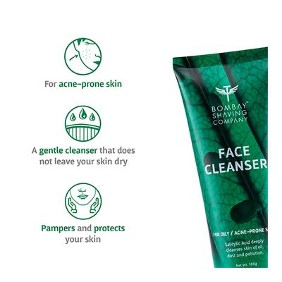 Bombay Shaving Company Face Cleanser 100 gm - Face Washes