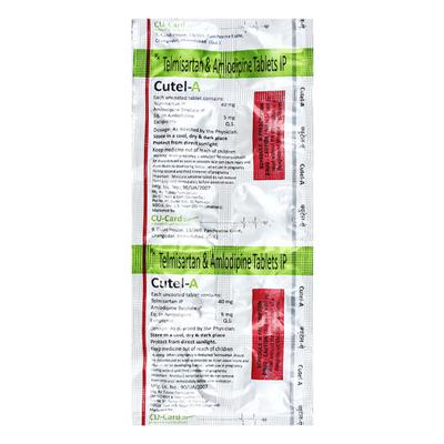 CUTEL A Tablet 10's - Hypertension-Ana