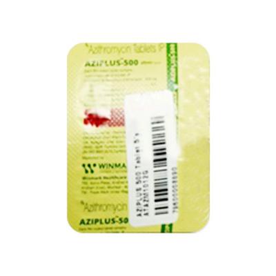 AZIPLUS 500 Tablet 5's - Bacterial Infections-Mac