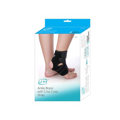 UM Ankle Brace with Criss Cross Strap (D02) (XXL) - Ankle/Foot Supports
