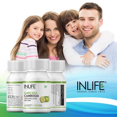 INLIFE Garcinia Cambogia 1200 mg Vegetarian Capsule 60's - Weight Loss