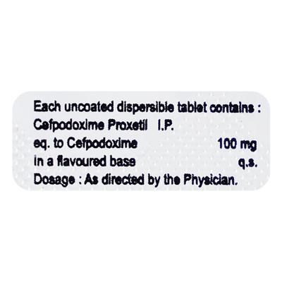 Safpod DT 100mg Tablet 10'S - Bacterial Infections-Cep