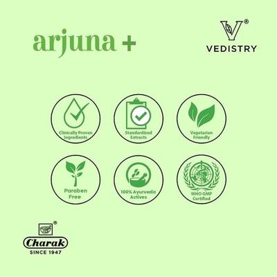 Vedistry Arjuna+ Tablet 60's - Pure Herbs