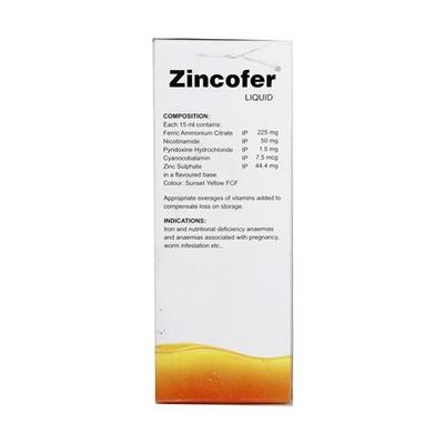 Zincofer Liquid 200ml - Iron Supplement/Anaemia-Vma