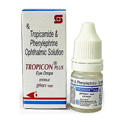 Tropicon Plus Eye Drops 3ml - Mydriasis