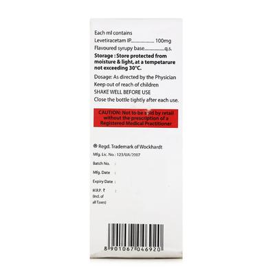 Livatira 100mg Solution 100ml - Epilepsy/Convulsion-Ant