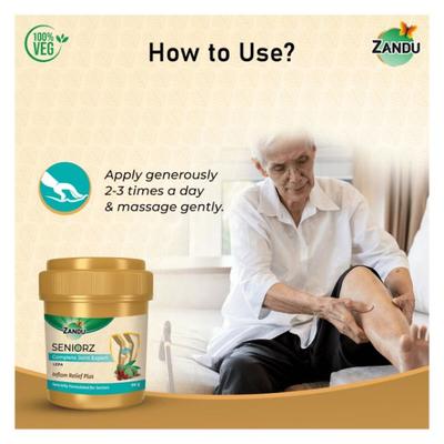 Zandu Seniorz Complete Joint Expert Inflam Relief Plus Lepa 90 gm - Vital Health