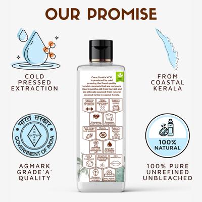 Coco Crush Cold Pressed Virgin Coconut Oil 50 ml - Hair Oils