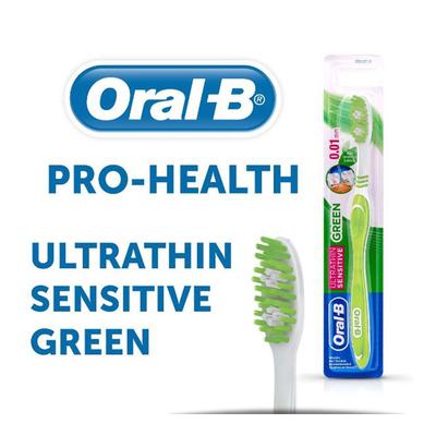 Oral B Ultrathin Green Extra Soft Toothbrush - Sensitive - Toothbrushes