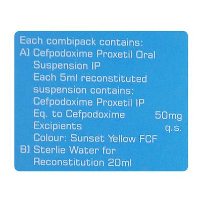 TIMEBOND 50 ORANGE + LEMON FLAVOUR Dry Syrup 30ml - Bacterial Infections-Cep