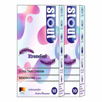 Stout Ultra Thin XtremeFeel Condoms (Pack Of 2 x 10's) 1's - Plain/Flavoured Condoms