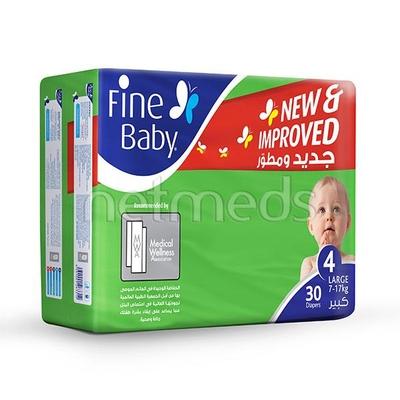 Fine Baby Diapers (L) 30's - Diapers & Wipes