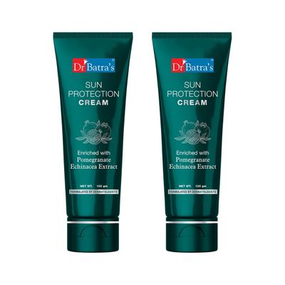 Dr Batra's SPF 30 Sun Protection Cream - Echinacea (Pack of 2 x 100 gm) - Face Sunscreen