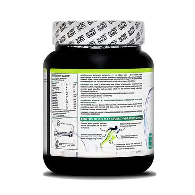 Proquest ISO MAX Sports Hydration Drink - Green Apple Flavour 1 kg - Workout Essentials