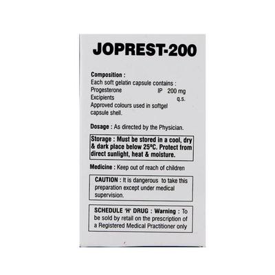 Joprest 200mg Capsule 10'S - Hormonal Therapy-Oes