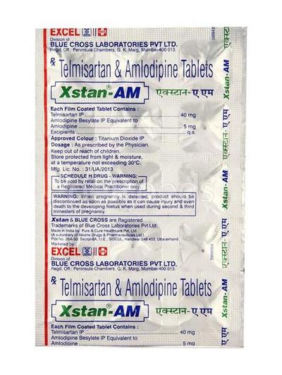 Xstan AM Tablet 10'S - Hypertension-Ang