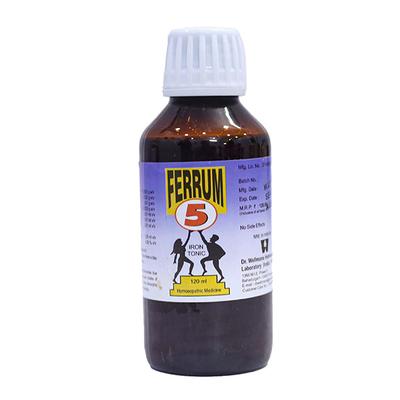 Dr.Wellmans Ferrum 5 Tonic 120 ml - Speciality Medicine