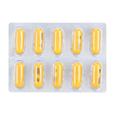 Elmox 500mg Capsule 10'S - Bacterial Infections-Pen