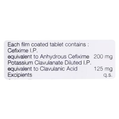 Safexim CV Tablet 10'S - Bacterial Infections-Cep