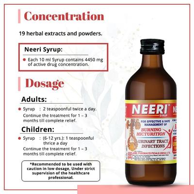 Aimil NEERI Syrup (Pack of 6 x 200 ml) - Speciality Medicines