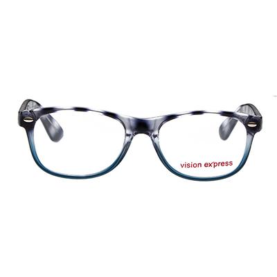 Vision Express 29265 Blue Wayfarer Eyeglasses (Including UV Blue Lens) 1's - Wearables Eye Glasses