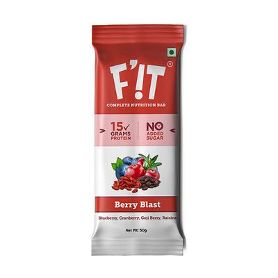 F'iT Complete Nutrition Bar - Berry Blast 50 gm - Nutritional Bars