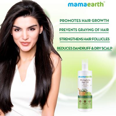 Mamaearth Hair Oil - BhringAmla 250 ml - Hair Oils